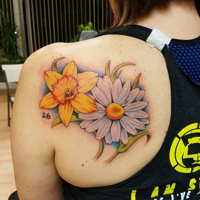 Daisy Flower Tattoo