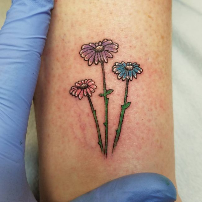 Daisy Flower Tattoo