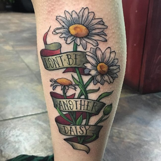 Daisy Flower Tattoo