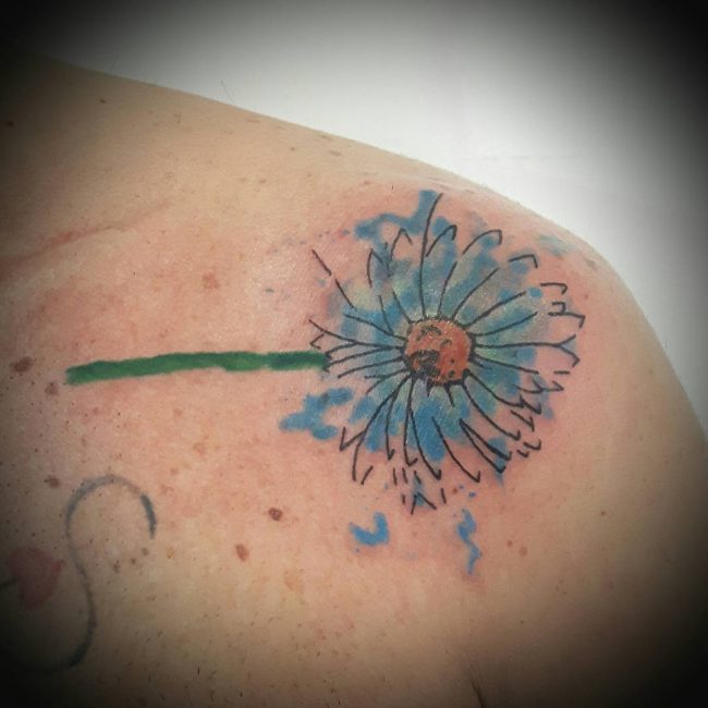 Daisy Flower Tattoo