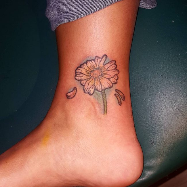 Daisy Flower Tattoo