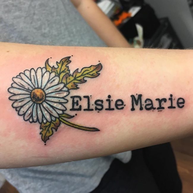 Daisy Flower Tattoo