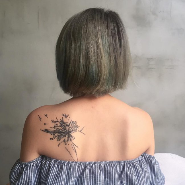 Dandelion Tattoo 49