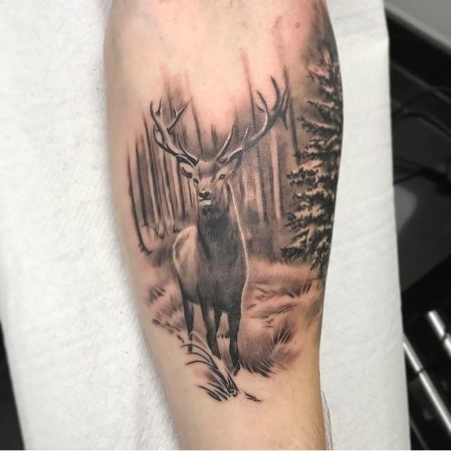 Deer Tattoo 104