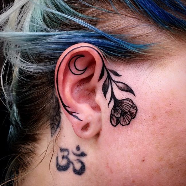 Ear Tattoo 36