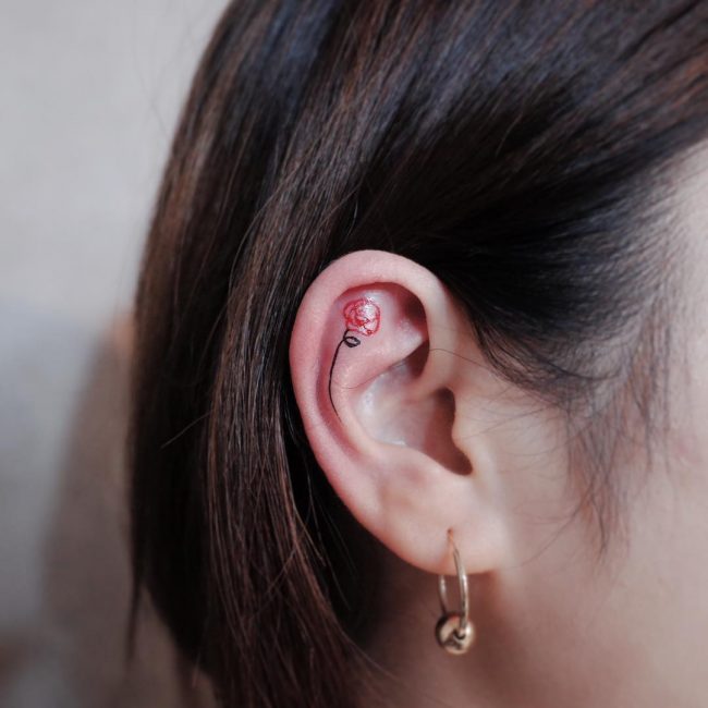 Ear Tattoo 37
