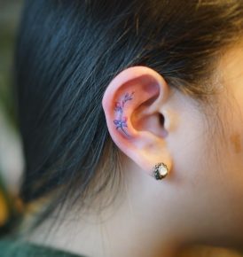 55+ Excellent Mini Ear Tattoo Designs & Meanings- Powerful Ideas (2019)