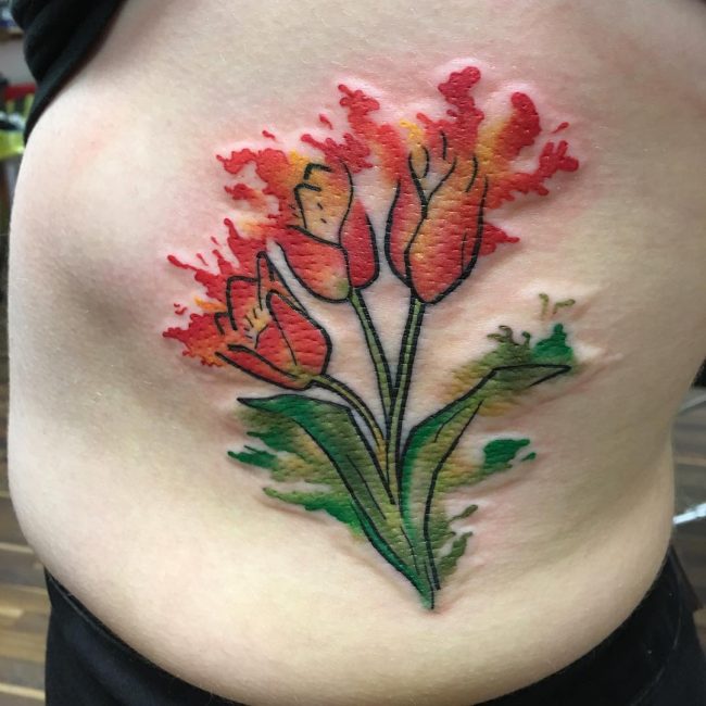 Floral Tattoo