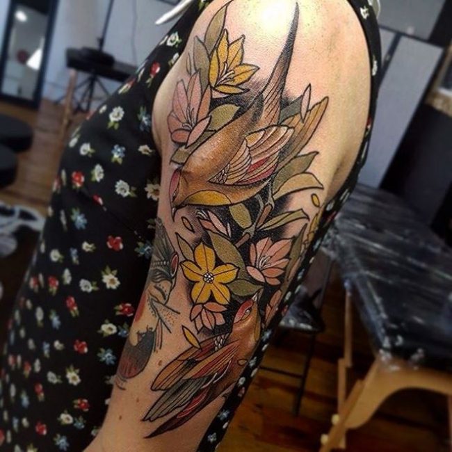 Floral Tattoo