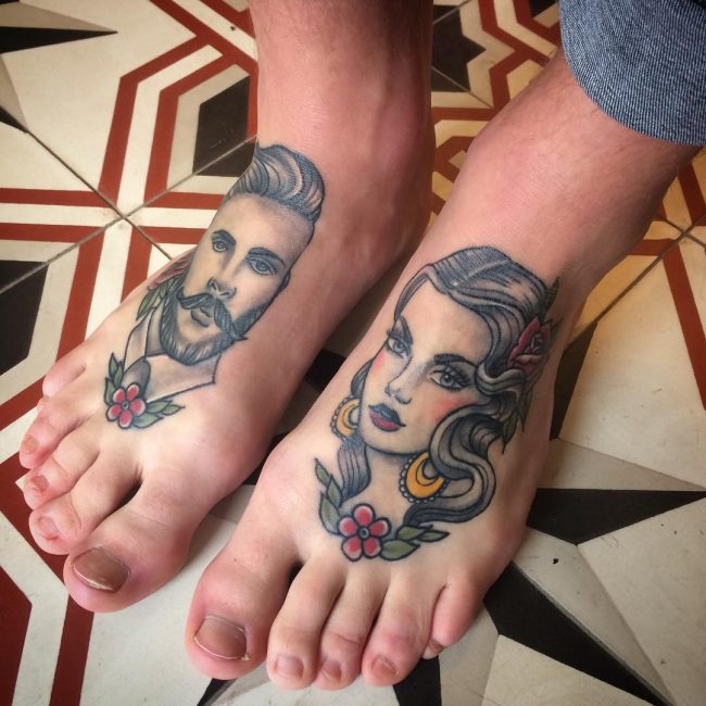 Foot Tattoo 90