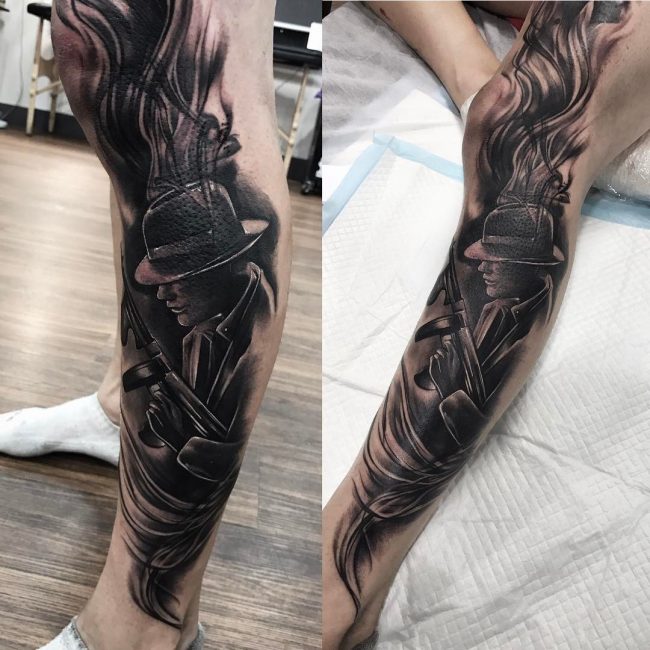 50+ Best Gangster Tattoos - Designs & Meanings 2019