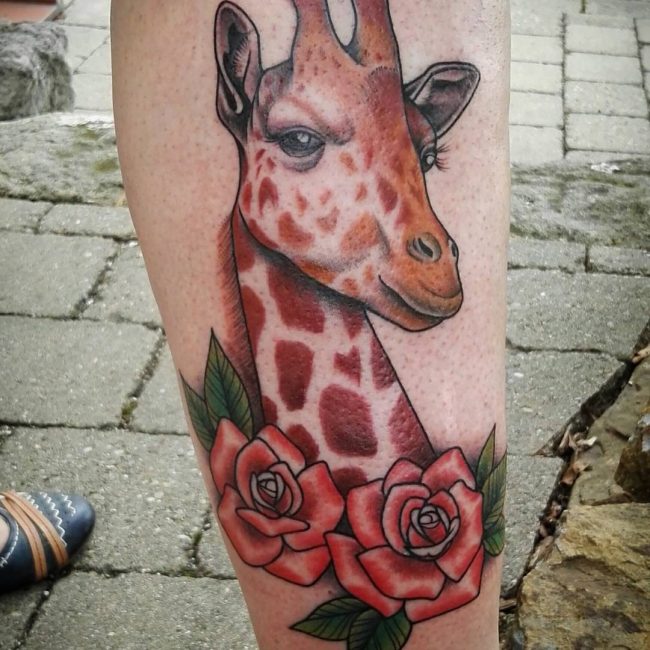 Giraffe Tattoo 102