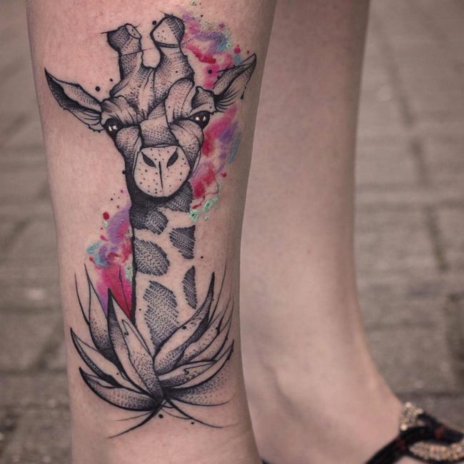 Giraffe Tattoo 106