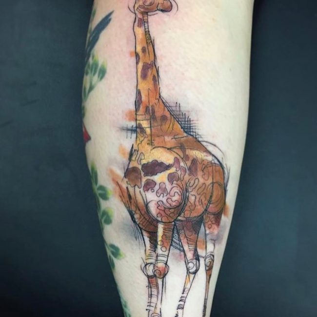 Giraffe Tattoo 107