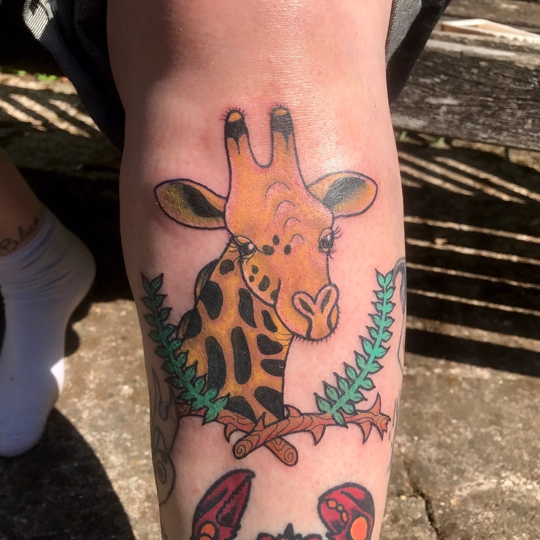 Giraffe Tattoo 111.