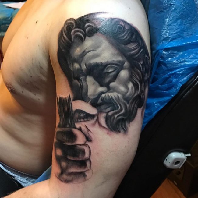 Greek tattoo