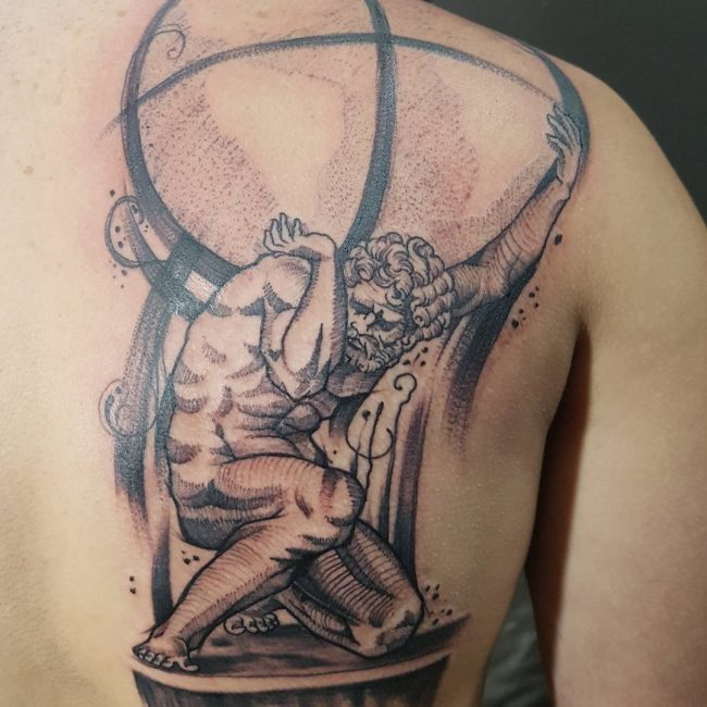 Greek tattoo