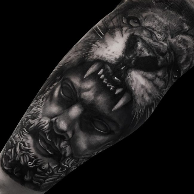 Greek tattoo