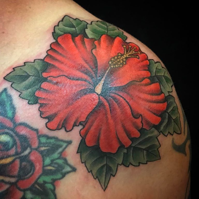 75+ Best Hibiscus Flower Tattoo Meaning & Designs - Art of Nature (2019)