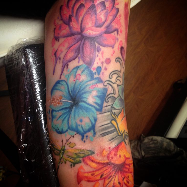 Hibiscus Flower Tattoo 72