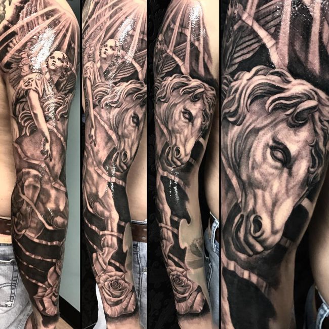 80+ Best Horse Tattoo Designs & Meanings - Natural & Powerful (2019)