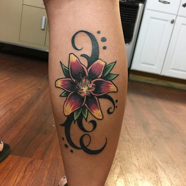 Lily Flower Tattoo 62