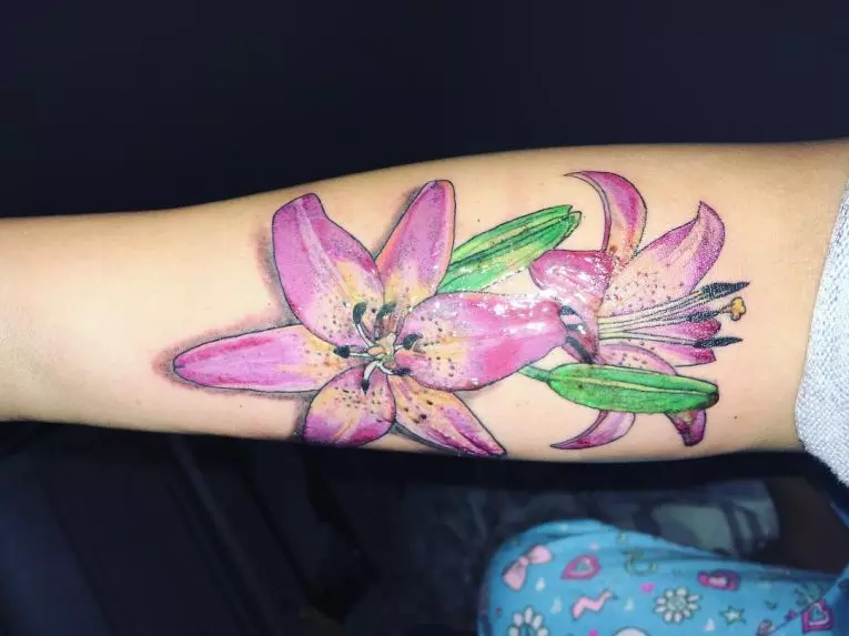 Lily Flower Tattoo 77