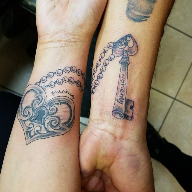Lock and Key Tattoo