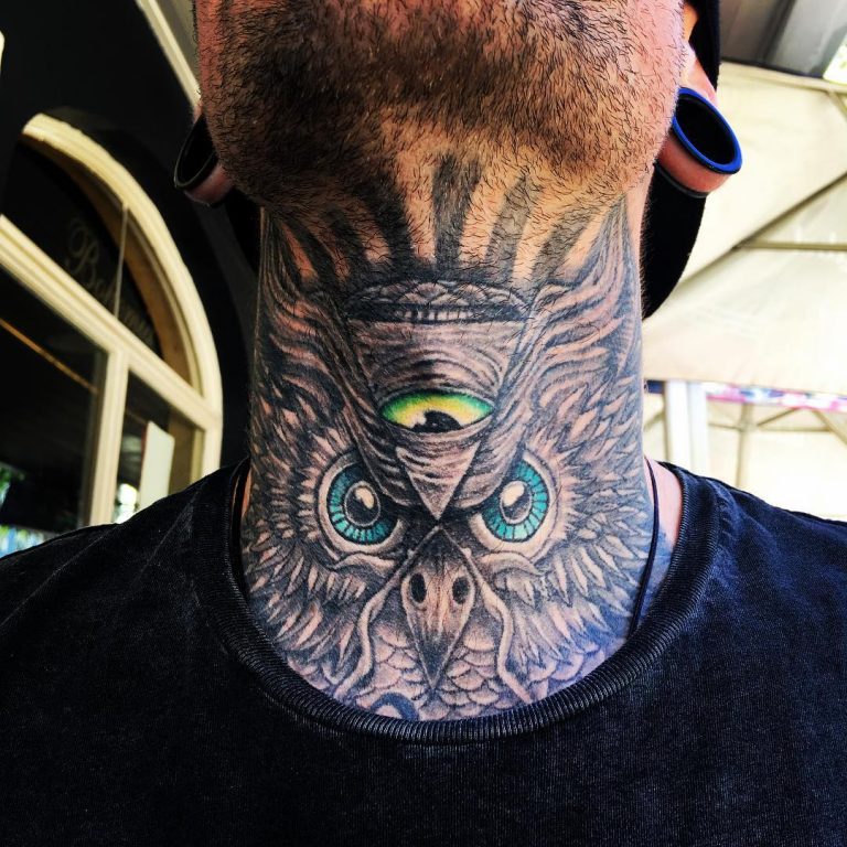 75+ Best Neck Tattoos For Men and Women - Designs & Meanings (2019)