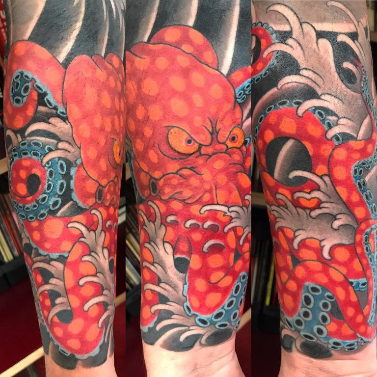 120+ Best Marine Octopus Tattoos - Designs & Meanings (2019)