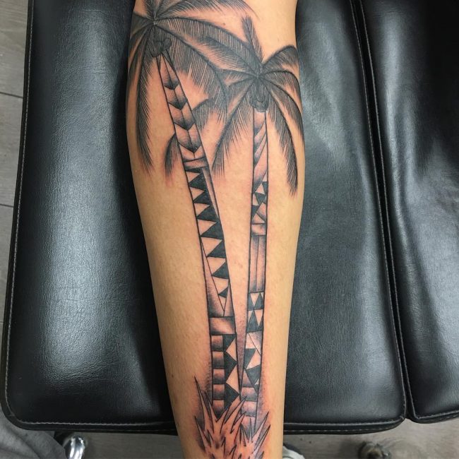 Palm Tree Tattoo 103