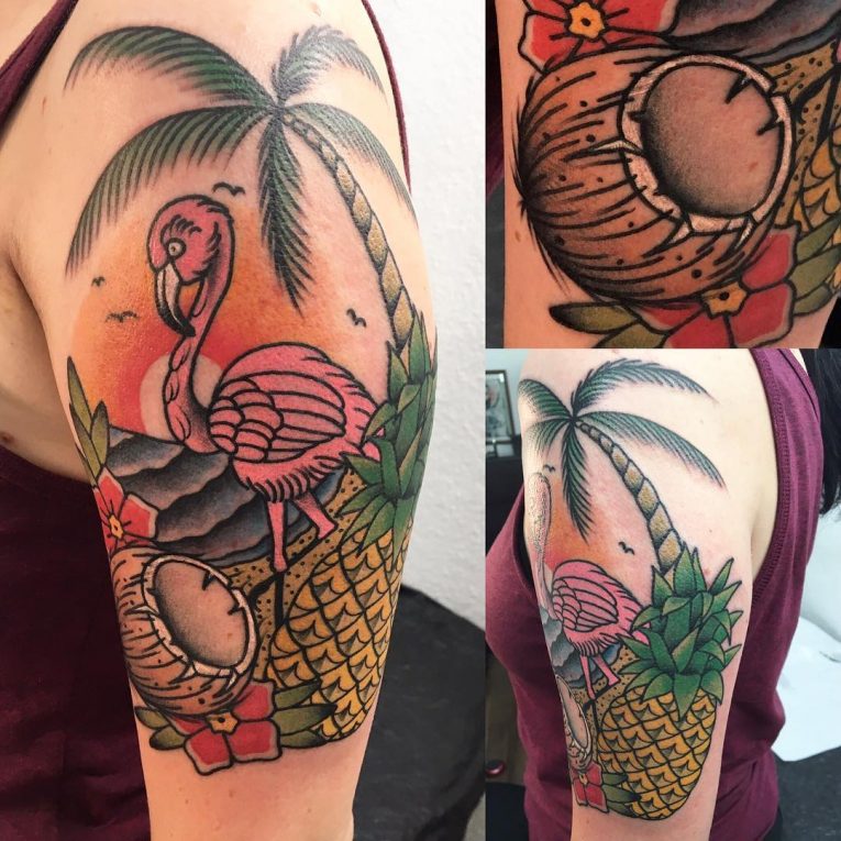 Palm Tree Tattoo 119