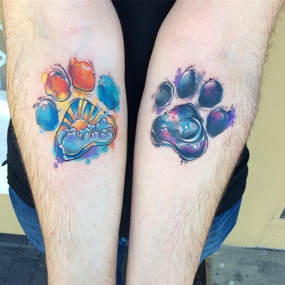 Paw Print Tattoo 74.