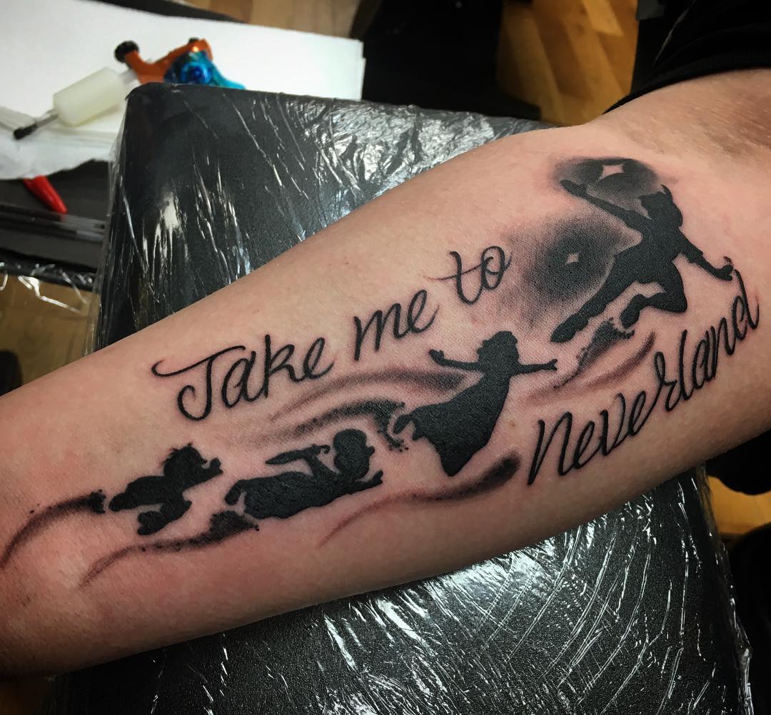 70+ Best Peter Pan Tattoos - Never Grow Up (2019)