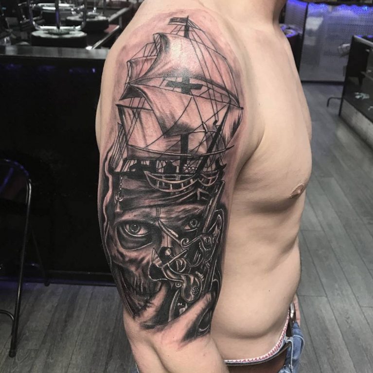 75 Amazing Masterful Pirate Tattoos Designs And Meanings 2019 