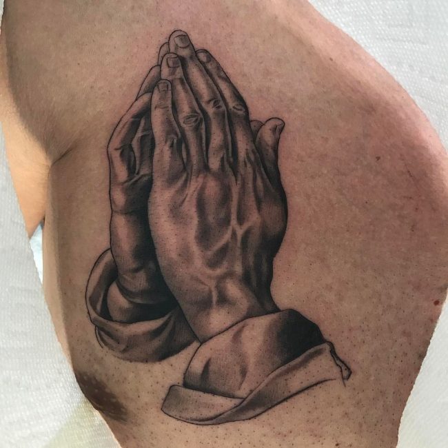 Praying Hands Tattoo 47
