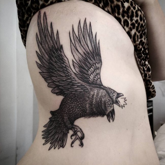 Raven Tattoo 65
