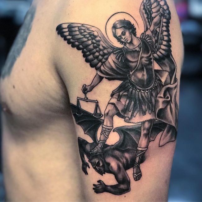 Saint Michael Tattoo 82