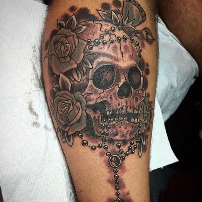 85 Best Sugar Skull Tattoo Designs & Meanings [2019]