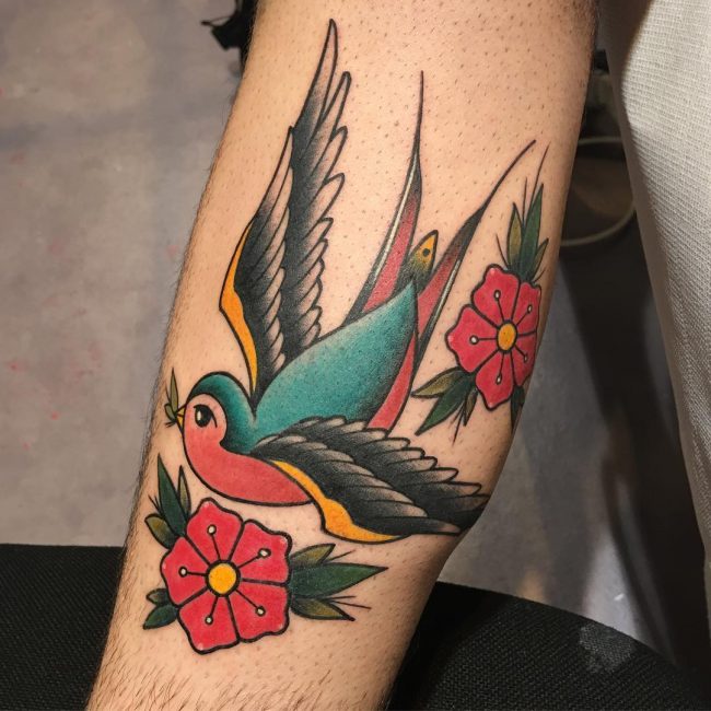 Swallow Bird Tattoo 68