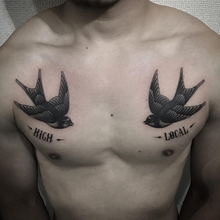 Swallow Bird Tattoo 72
