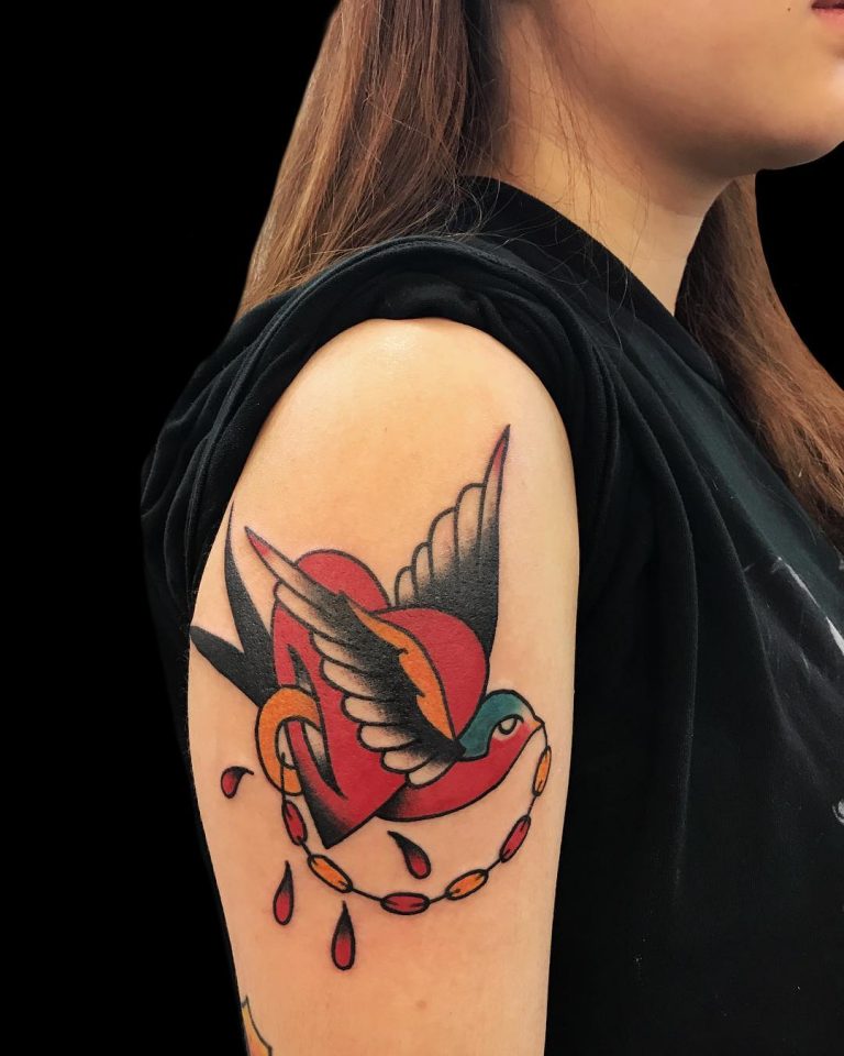 80+ Best Swallow Bird Tattoo Meaning and Designs Fly in The Sky (2019)