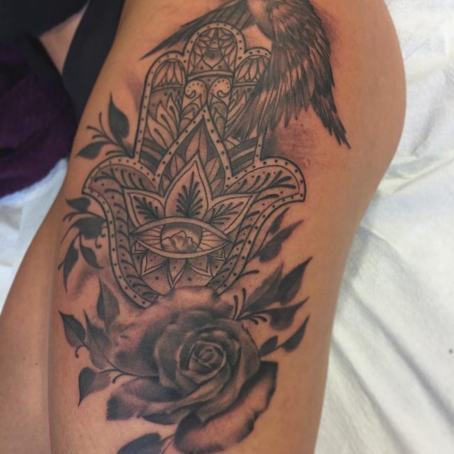 Thigh Tattoo