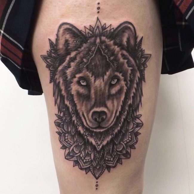 Thigh Tattoo