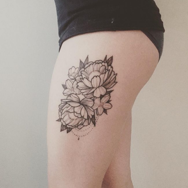 Thigh Tattoo