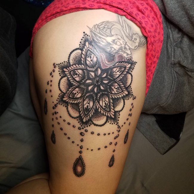 Thigh Tattoo