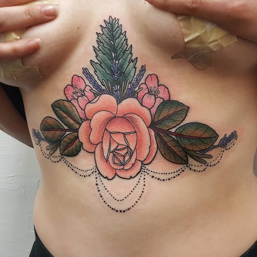 315 best rose tattoos by the boobs images in 2018