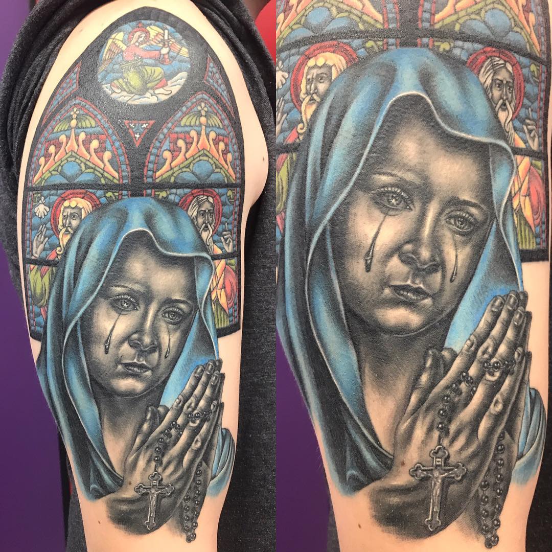 Virgin Mary Tattoo 61.