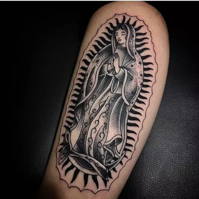 Virgin Mary Tattoo