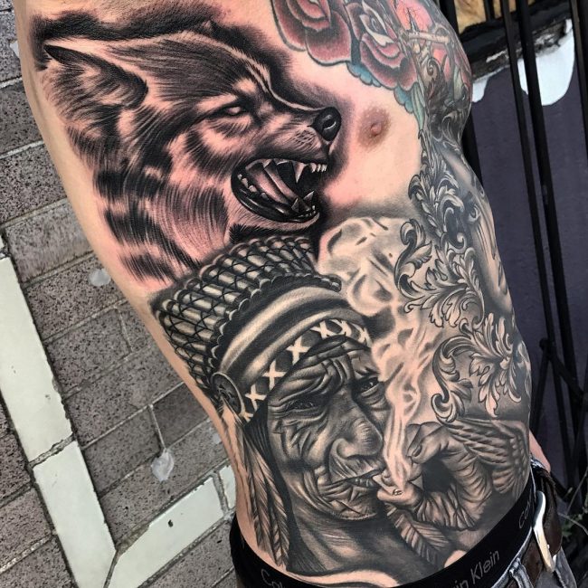 Wolf Tattoo 76